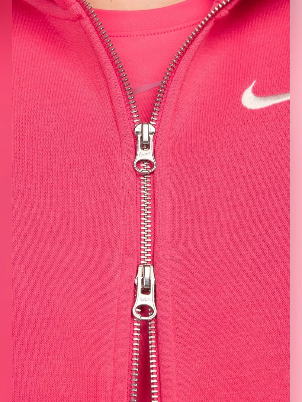 NIKE SPORTSWEAR PHOENIX FLEECE OVERSIZED TRACK JACKET –Aster Pink/Sail Women S
